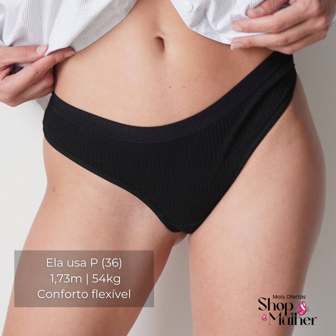 [COMBO EDIÇÃO LIMITADA COMPRE 4 LEVE 5] Calcinha CottonConfort® - FRETE GRÁTIS