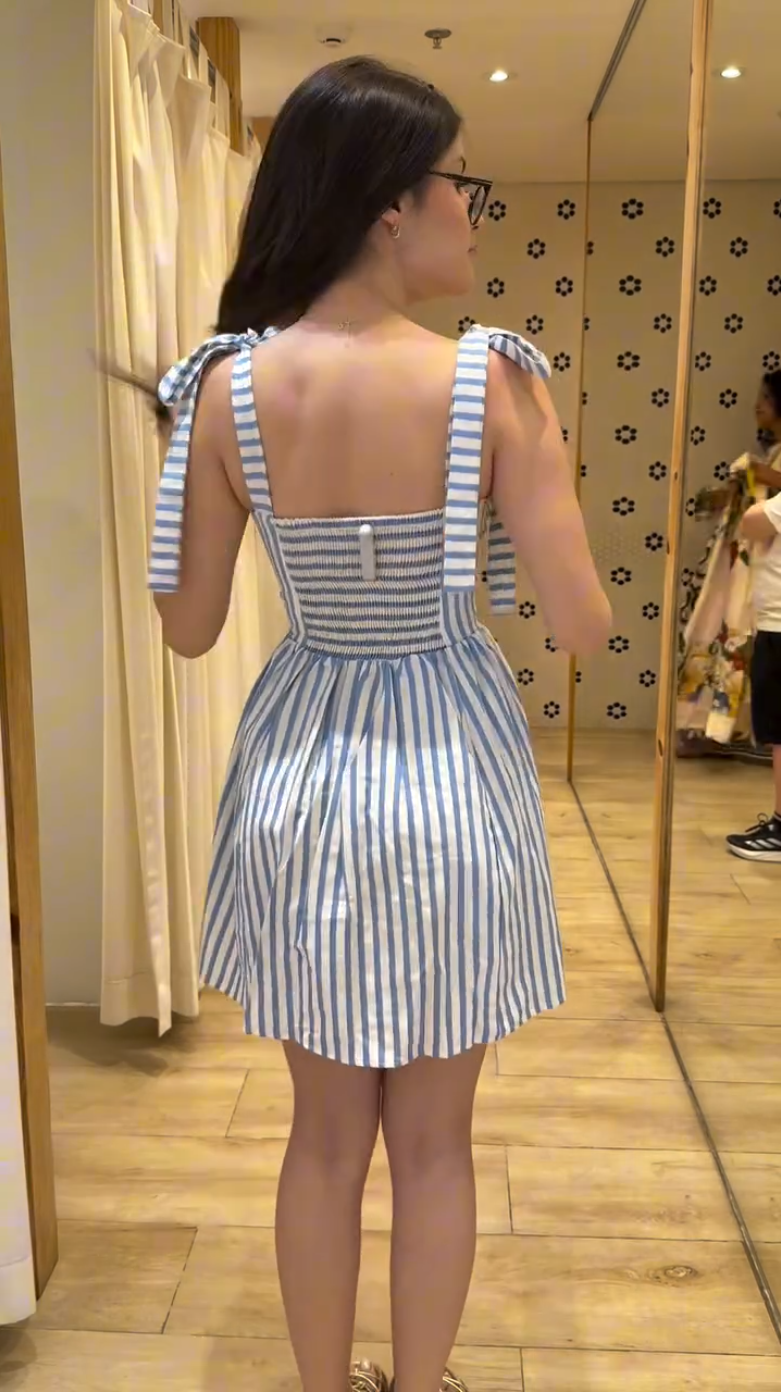 Vestido Curto Listra Burburinho