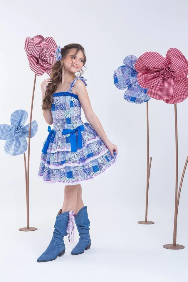 Vestido Junino Flor do Sertão