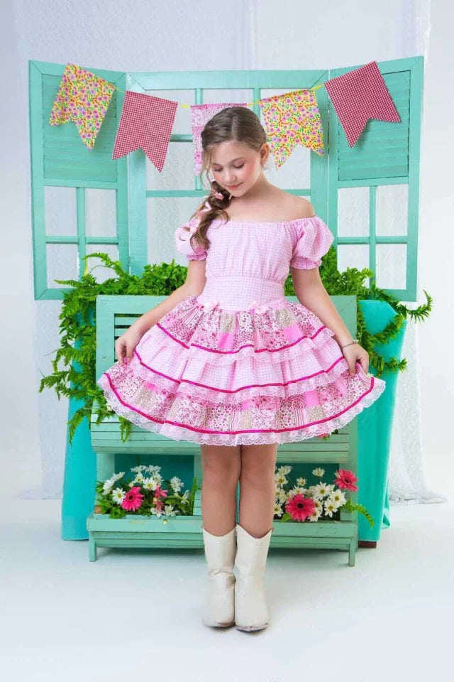 Vestido Junino Açucena
