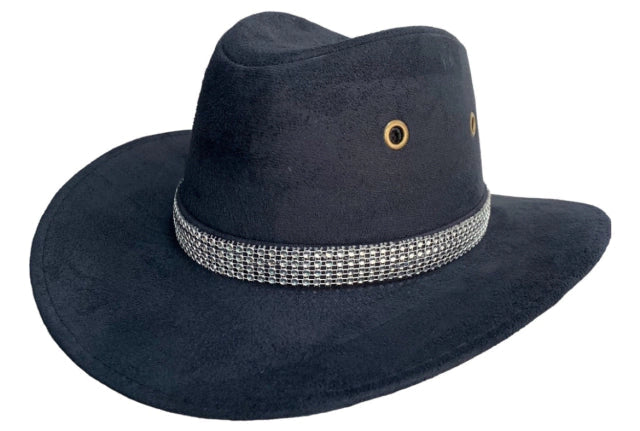 Chapéu Várias Cores Cowgirl Ana Castela Camurça Com Faixa Brilho Boiadeira